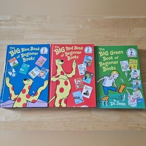 3x DR. SUESS Beginner Multi Story Big Books. Great Collection 👍